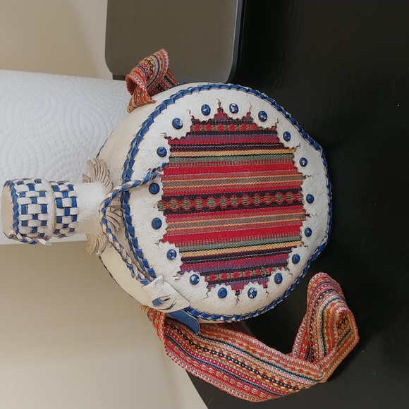 Leather encased bottle - Picture 2 of 4